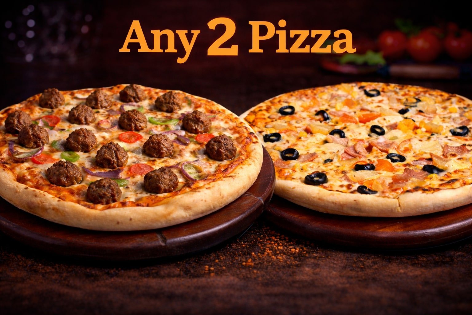 Any 2×16" Pizzas