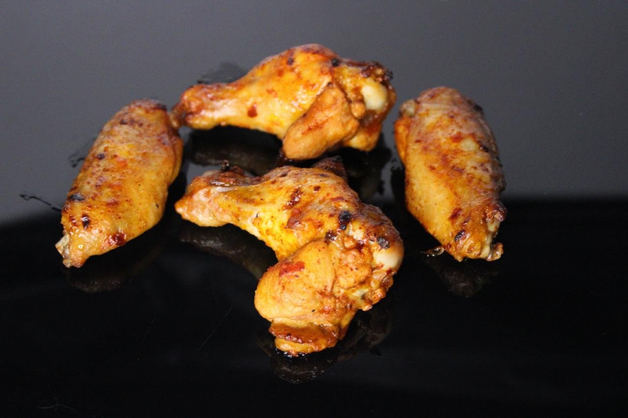 4 BBQ Chicken Wings